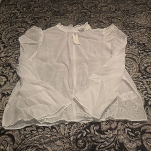 NWT Elegant White Women's Top